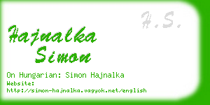 hajnalka simon business card